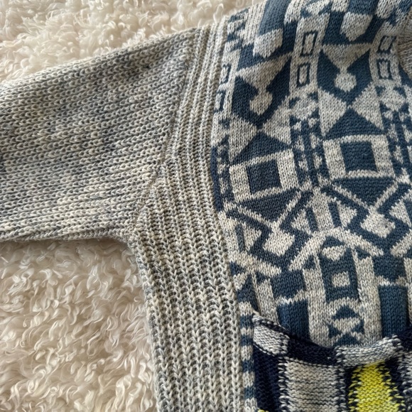 Anthropologie Pilcro Mash-Up Cardigan Sweater Oversized Size Small - Picture 7 of 10